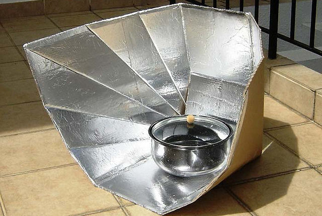 Así se cocina con energía solar