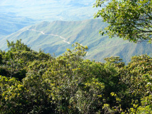 Paisaje de la Carretera a la Sierra de San Luis, Falcón.