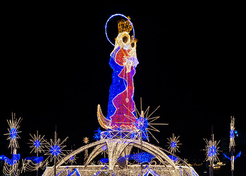 Virgen de la Chinita, Plaza El Angel, Bella Vista. Maracibo